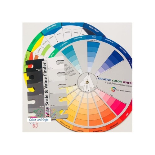 ZESTAW KÓŁ KOLORÓW i SKALA SZAROŚCI