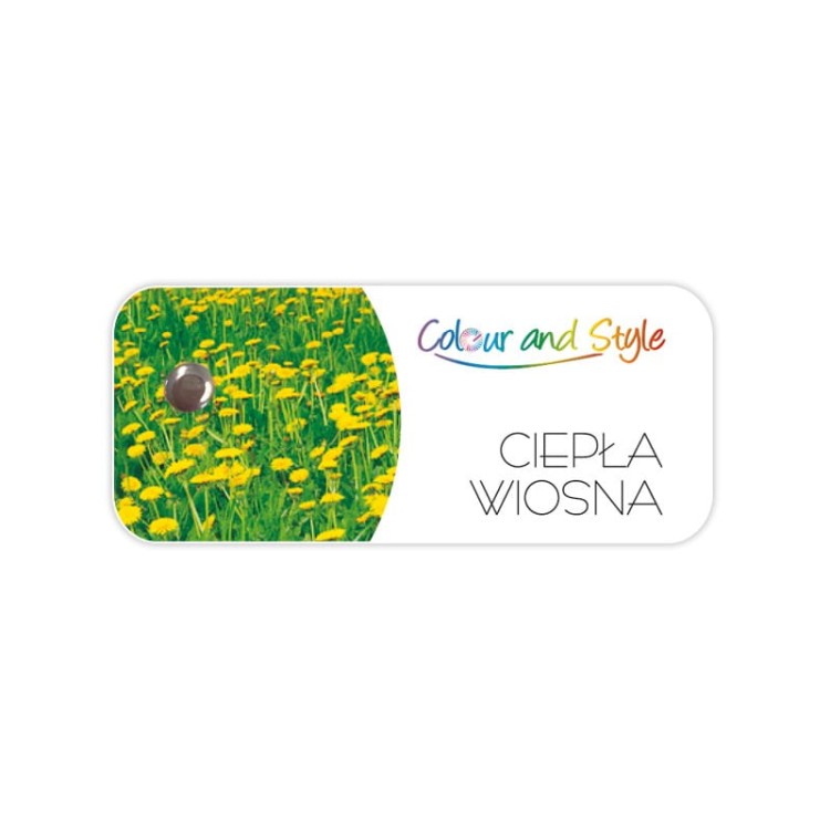 CIEPŁA WIOSNA - WACHLARZ KOLORÓW