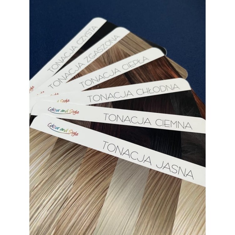 PALETY KOLORÓW WŁOSÓW